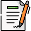 Icona iscrizione manuale con OCR